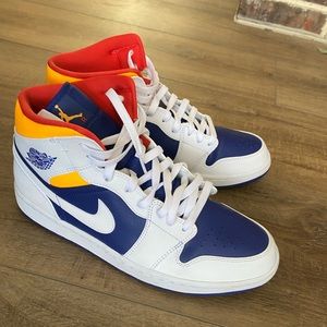 Jordan mid 1 laser orange